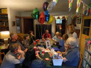It's a party... Our family and friends gather together to celebrate Webber Forever Day.